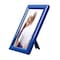 M&T Displays Opti Frame 5 in. X 7 in. Poster Size 0.55 in. Blue RAL 5002 Profile, Mitred Corner, w/Back Support UCP145L157x2990 - alternate 1